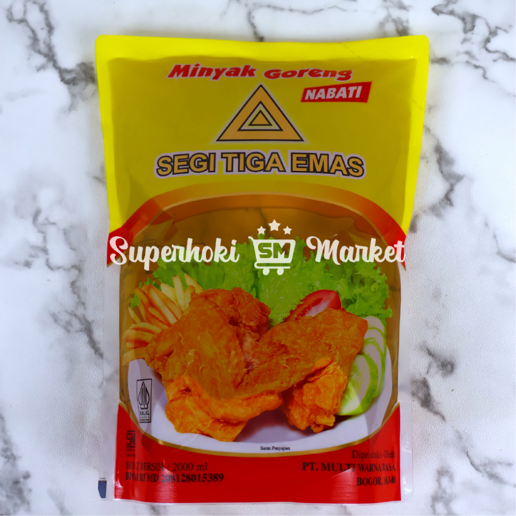 

Segi Tiga Emas Minyak Goreng Pouch 2L