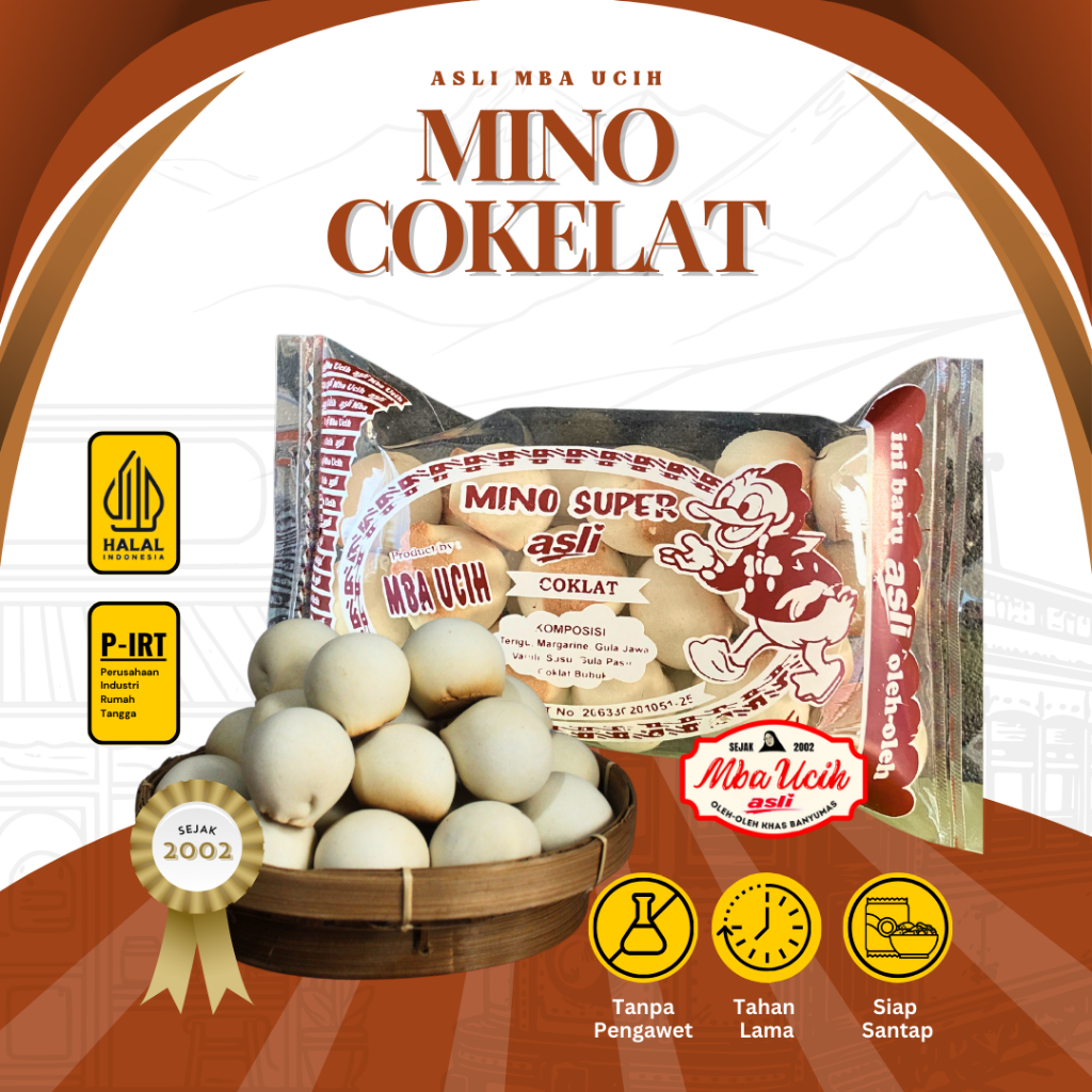 

Mino Cokelat Asli Mba Ucih Oleh Oleh Khas Banyumas