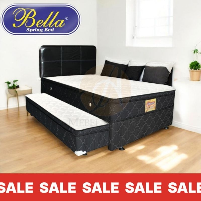 Set sorong Springbed Bella 2in1 Diamond 100 120 140 Promo Murah sorong anak