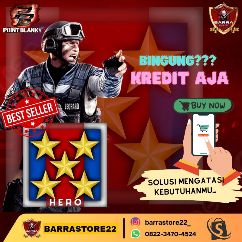 PO KREDIT akun point blank HERO