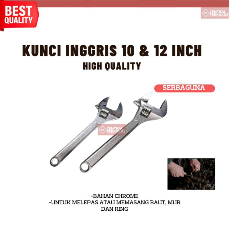 Kunci inggris Erdos / kunci inggris serbaguna / kunci inggris bengkel / kunci inggris baut / kunci i