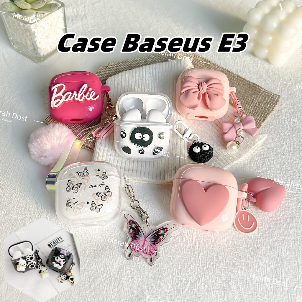 Case Baseus E3 Pelindung Earphone Baseus E3 Motif Lovely dan Pilihan Banyak