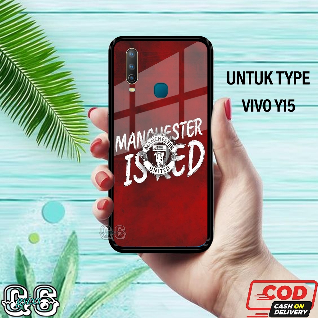 [gsixs_case]case vivo y15- case Glossy-Pelindung )case(manchester united)softcase hp-case hp-casing 