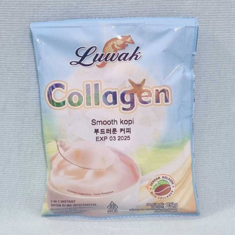 

Luwak Collagen 3in1 Instan 1 Pack Isi 5 Sachet @ 25gr
