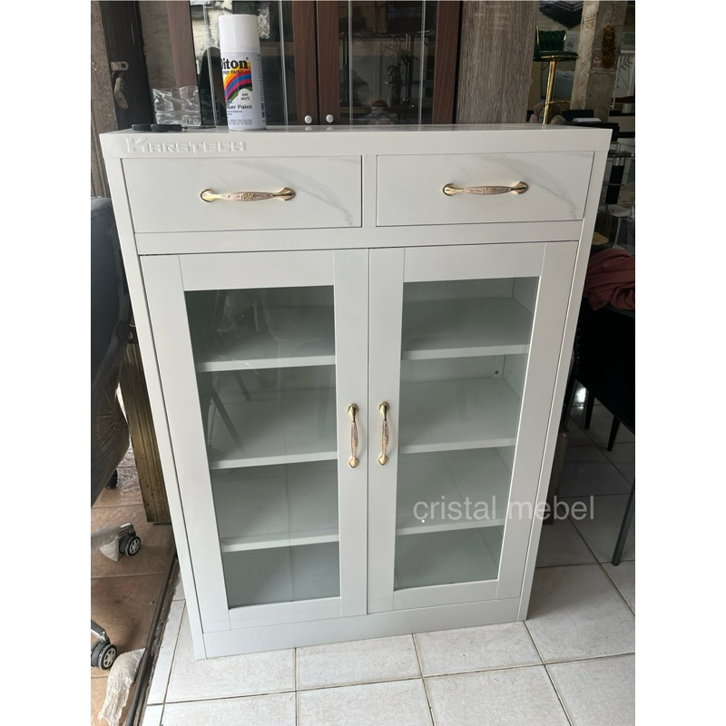 Lemari Sepatu Besi / Rak Sepatu Besi / Lemari Serbaguna Besi