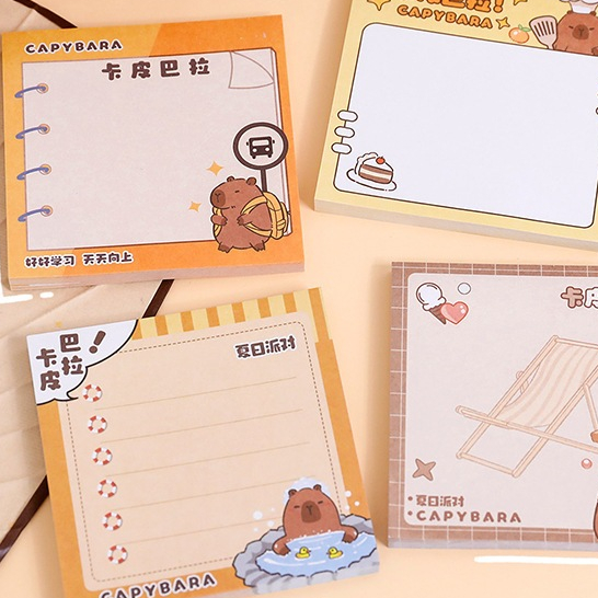 

1 PACK Sticky Note Motif Capybara Best Seller MP09