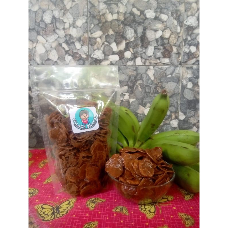 

KERIPIK PISANG COKLAT LUMER MURAH ISI 300GR