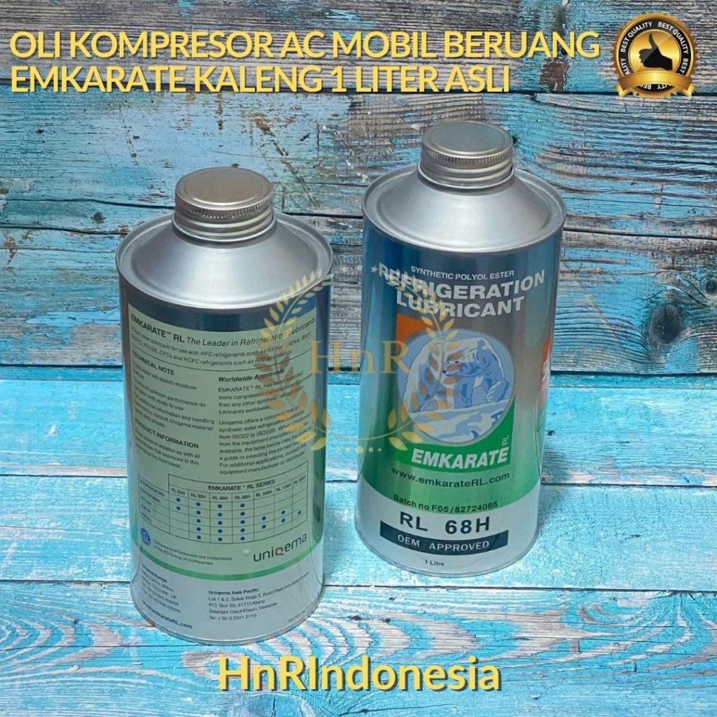 OLI KOMPRESOR EMKARATE BERUANG R134 AC Mobil ASLI