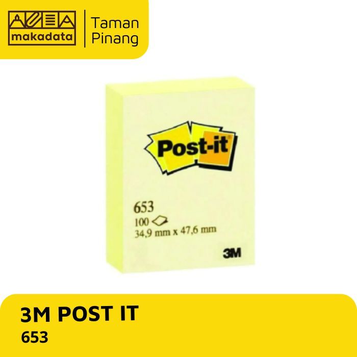 

NOTE / STICKY NOTE / POST IT 3M 653 (1PCS)