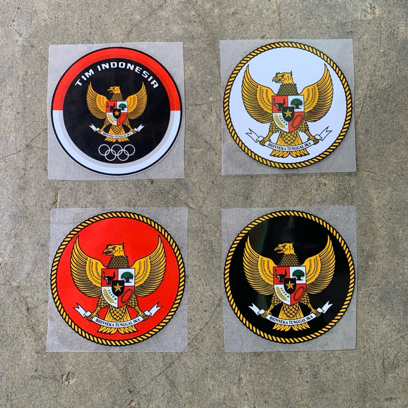 sablon setrika dtf logo garuda bulat logo timnas garuda bulat