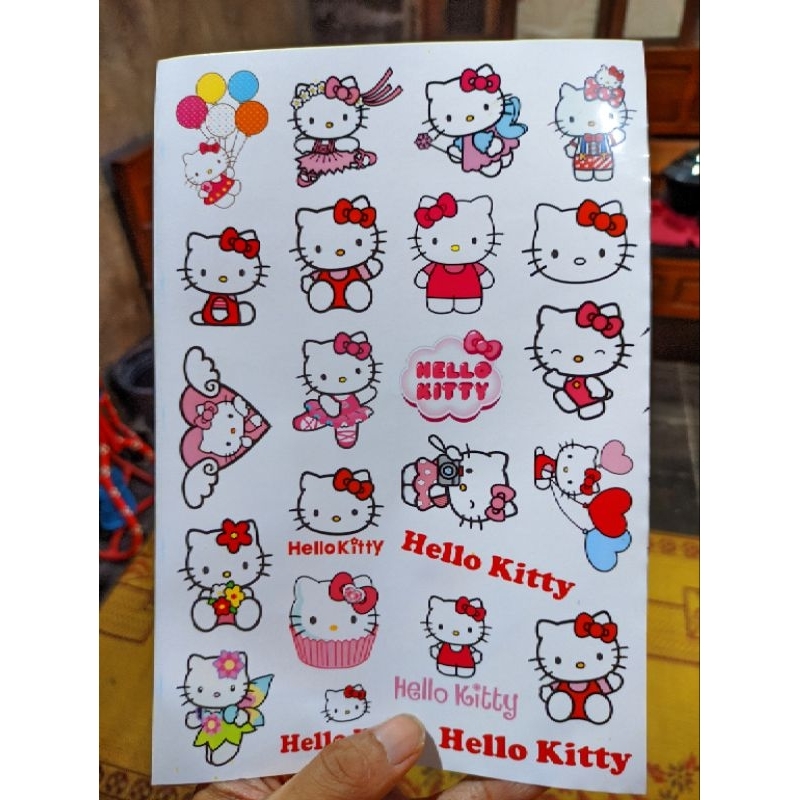 

Stiker Hello Kitty 1 Lembar 16cm×23cm