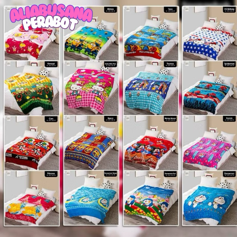 SELIMUT KARAKTER / SELIMUT KARAKTER ANAK / SELIMUT KARAKTER TERLARIS / SELIMUT KARAKTER BULU / SELIM