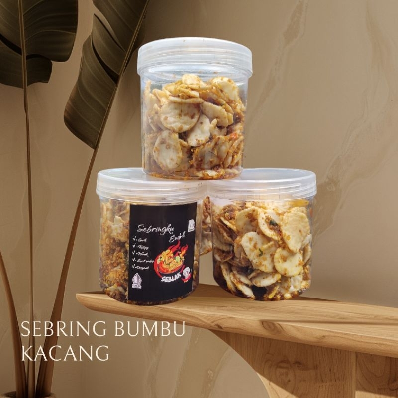 

Sebring-bumbu kacang gurih krispy pedas level 1-5