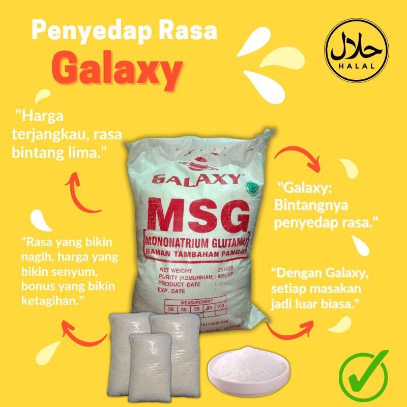 

Penyedap Masakan - Micin MSG - GALAXY