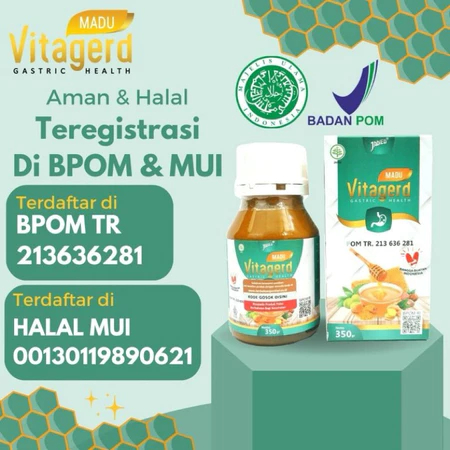 

Vitagerd Herbal Madu Maag Asma Sesak Nafas | Rempah Herbal alami