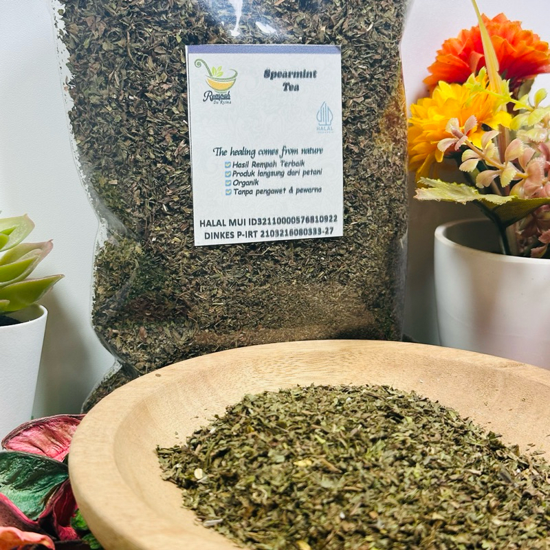 

LAKU Daun Spearmint Kering 50 Gram - Rempah Bu Risma