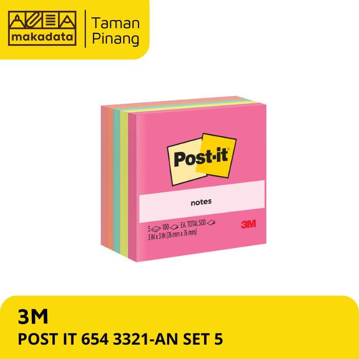 

3M POST IT 654-5 AN SET5 (1 PCS)