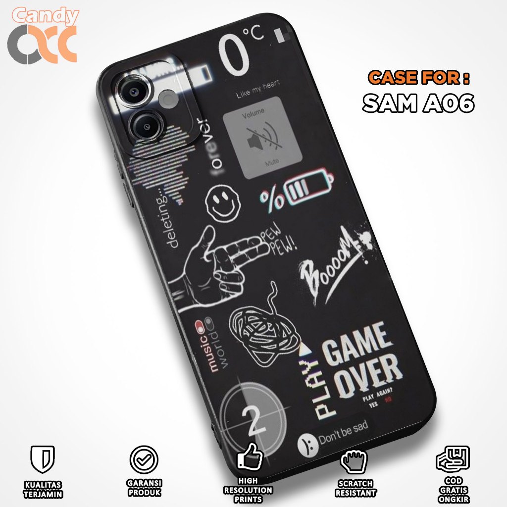 Case SAMSUNG A06 - Casing SAMSUNG A06 Motif NASA TICKET - Softcase Premium - Silikon HP - Kesing - C