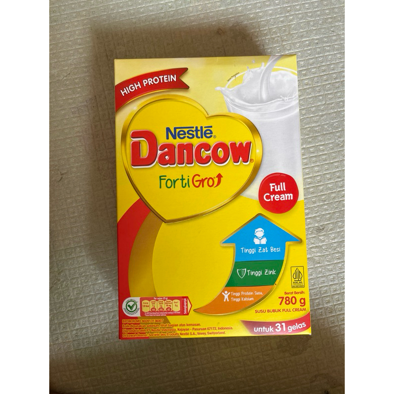 

Dancow fortigro Full cream 780 gr exp 2026