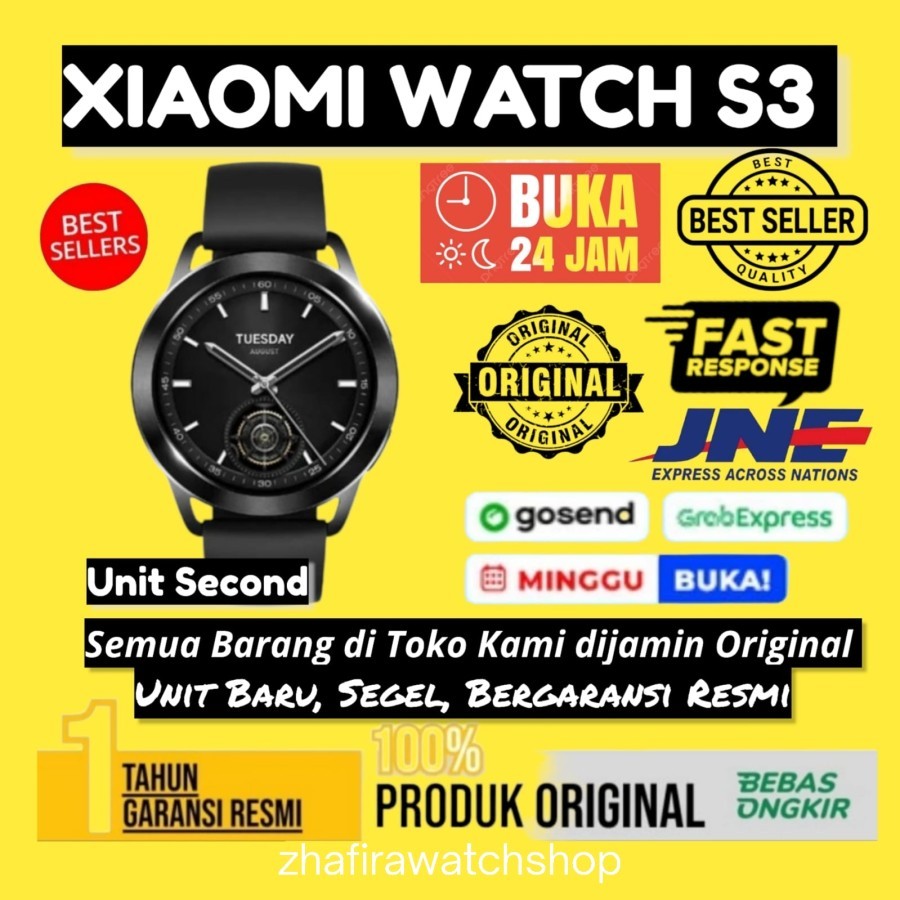 smartwatch xiaomi watch s3 fullset bergaransi