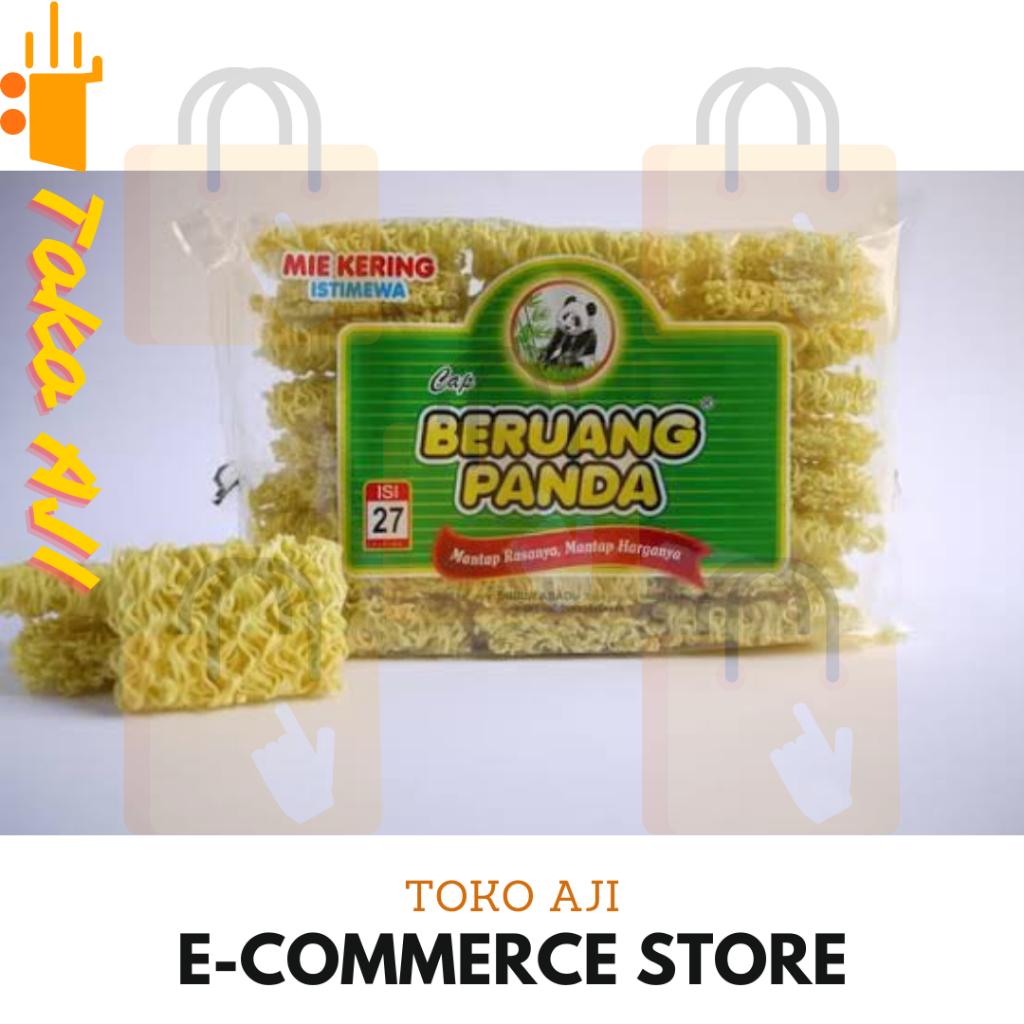 

Mie Kuning Kering Istimewa cap Beruang Panda isi 27mie (500gr)