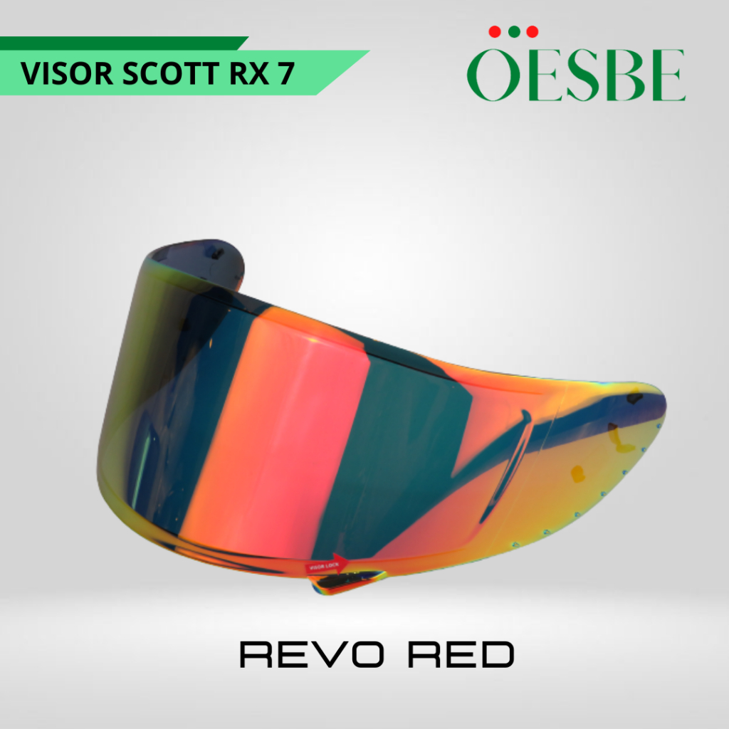 Kaca Visor Iridium Scott RX 7 / rx7 / SHOEI X14 / waterproof FREE anti fog