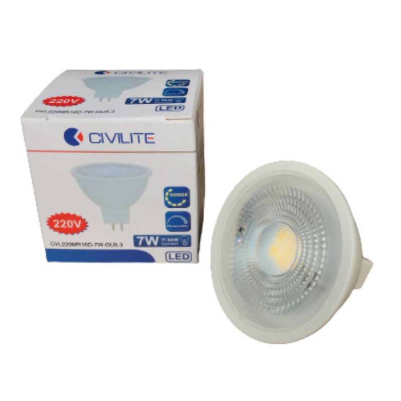 Lampu Dimmer LED MR16 7watt 220V/Civilite Led spot MR16