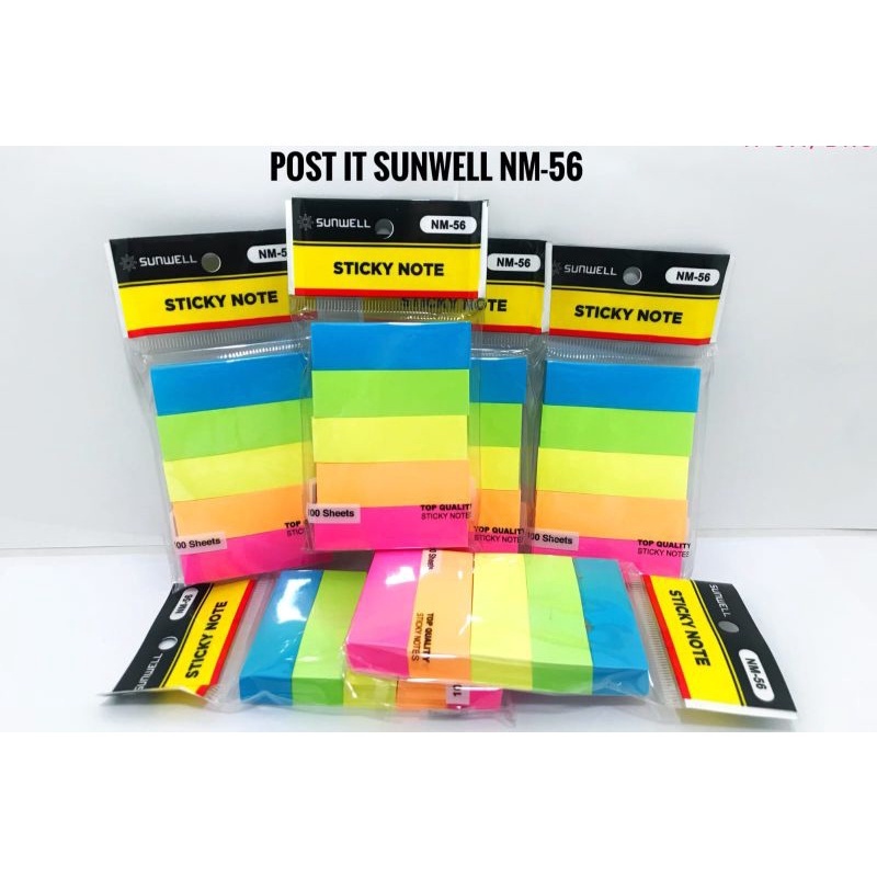 

[1 Pcs] Memo Sticky Note Sunwell NM-56 / Index & Mark / Pembatas Penanda Sunwell NM-56