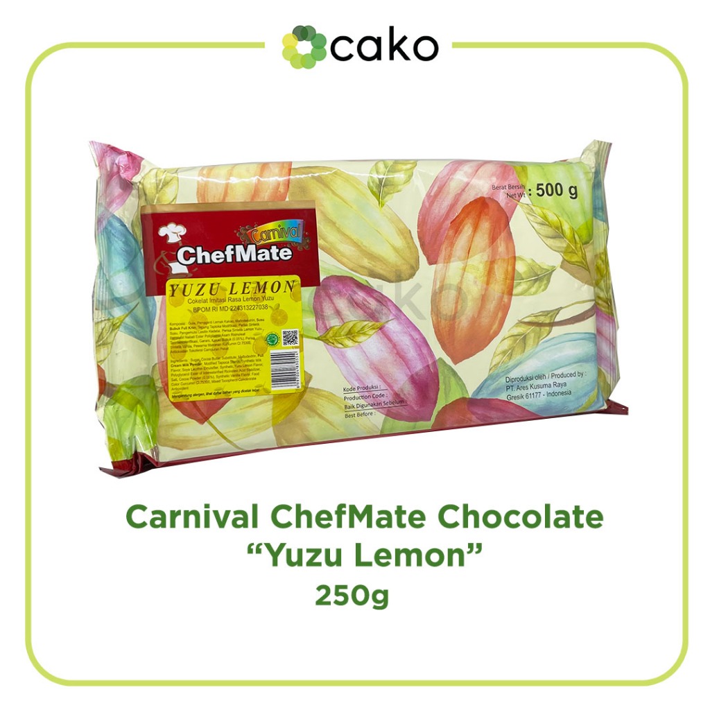 

Chefmate Carnival Chocolate " Yuzu Lemon " 250gr