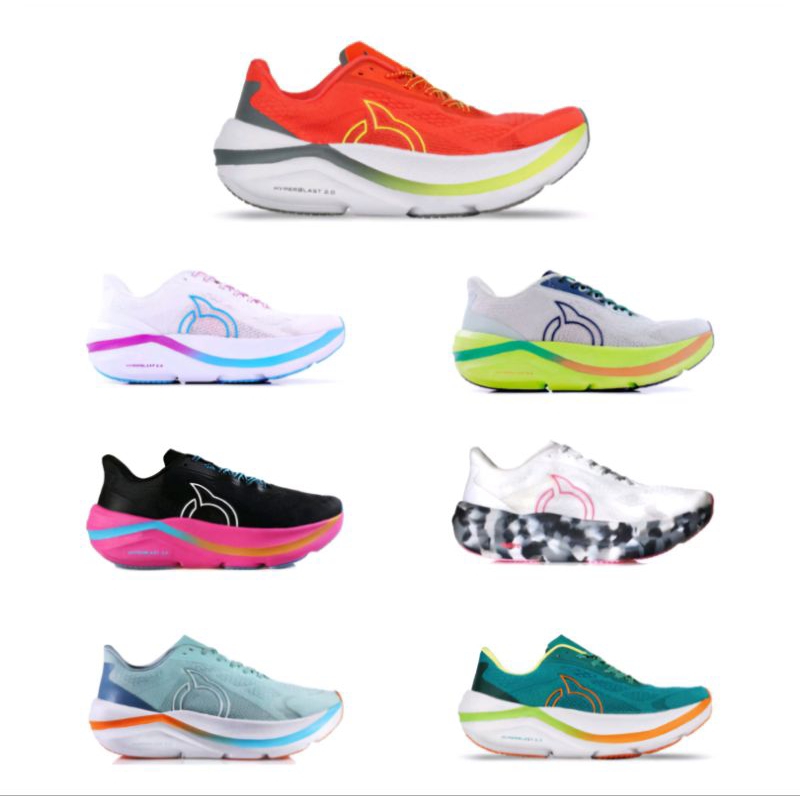 SEPATU RUNNING ORTUSEIGHT HYPERBLAST 2.0 - SHADOW - HOPE NEW 100% ORIGINAL