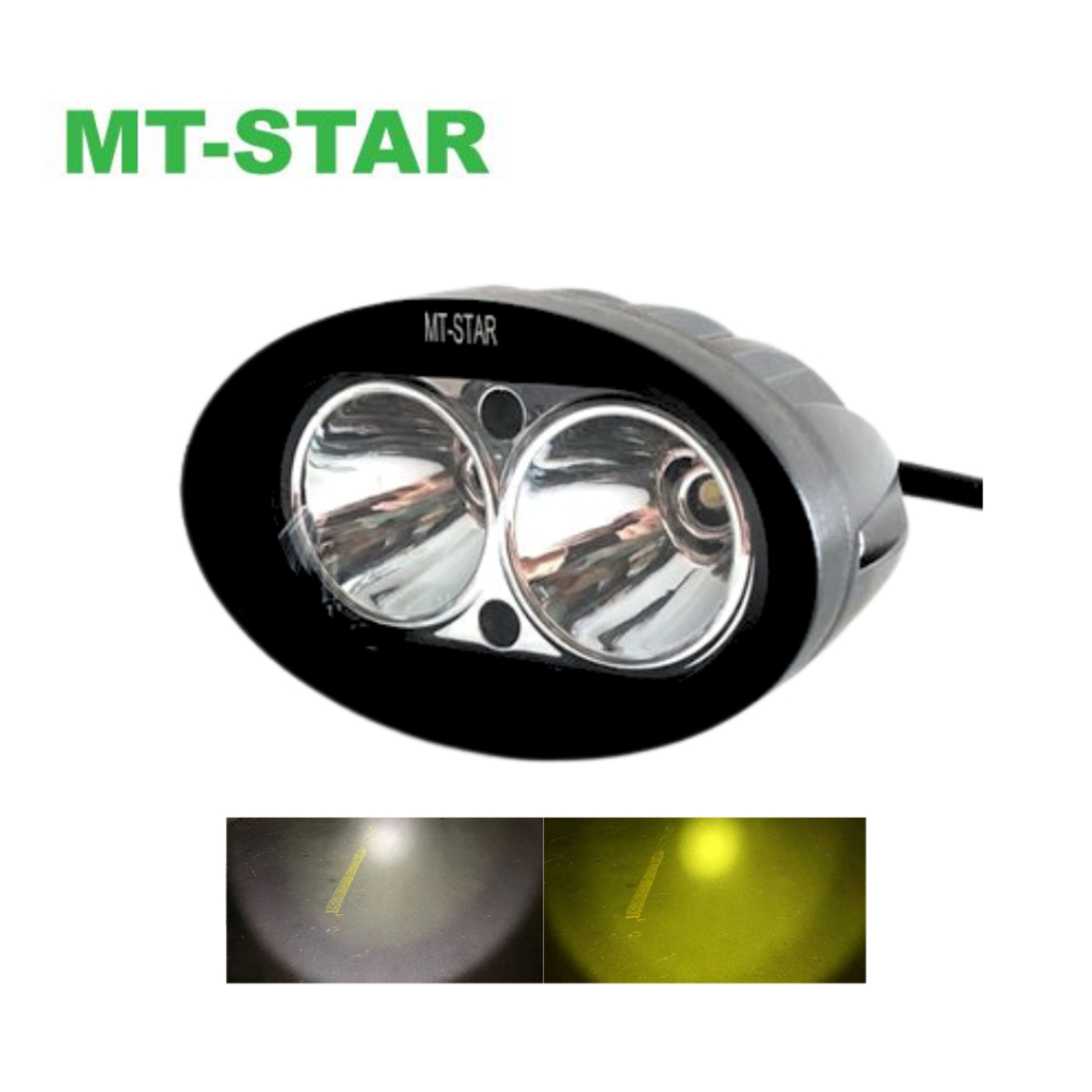 【MT STAR】 Lampu Tembak Sorot LED Putih Owl 1 Mode Worklight CREE 2 Mata MT Star
