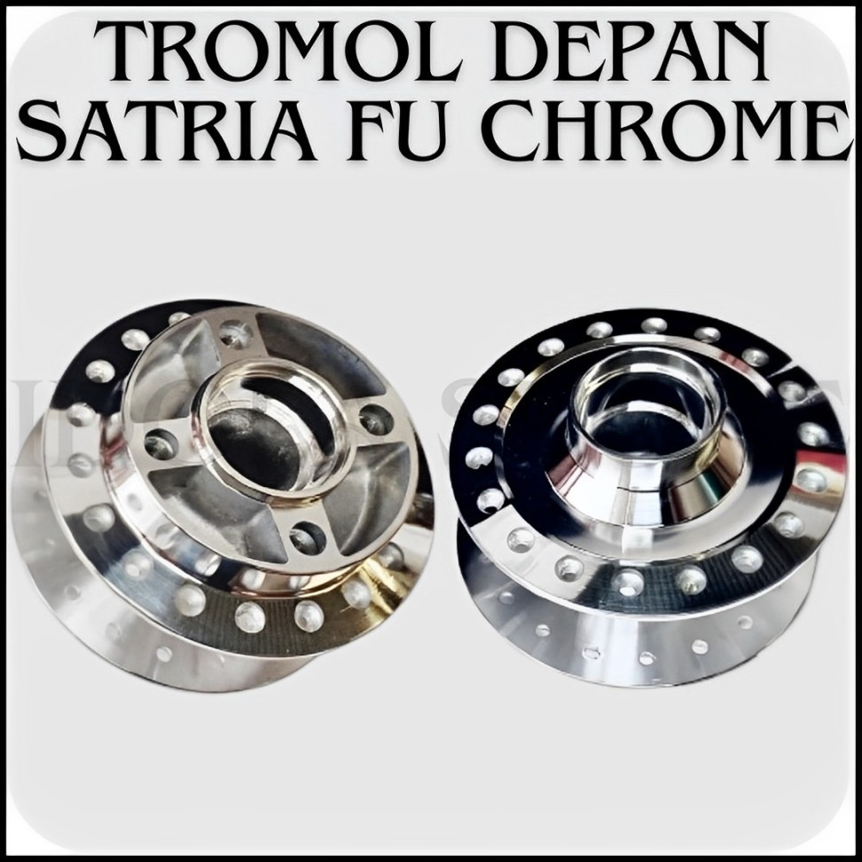 Tromol Depan Motor Suzuki Satria Fu 150 Crom produk original Scarlet Crom Accesories Motor