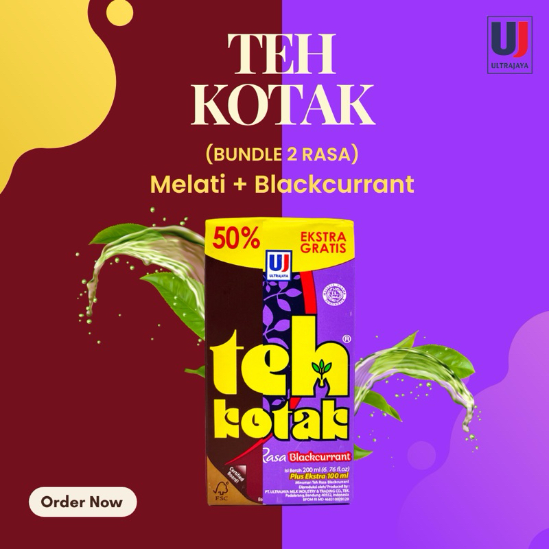 

Bundling Teh Kotak Jasmine dan Blackcurrent 300ml