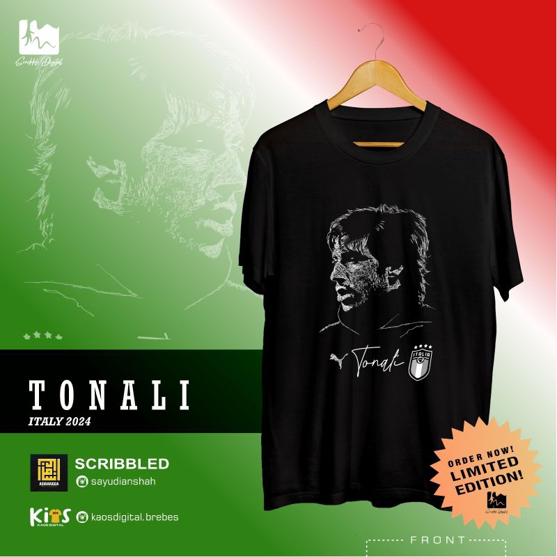 Sandro Tonali scribbleart limited edition