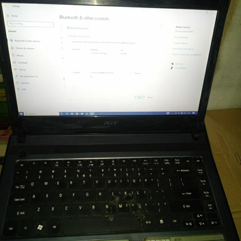 Acer Aspire 4739 Intel Core I3