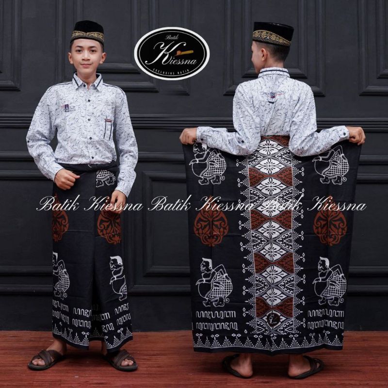 SARUNG BATIK WAYANG//SARUNG ANAK UMUR 6-14 TH//SARUNG WAYANG ANAK
