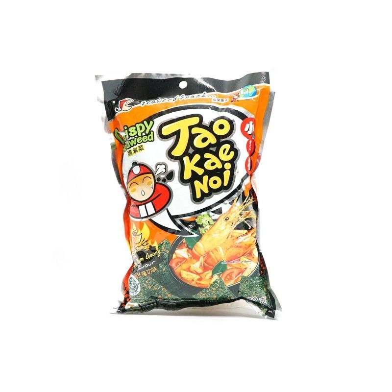 

TAO KAE NOI SNACK CRISPY SEAWEED RUMPUT LAUT RASA TOM YUM GOONG 15 gr