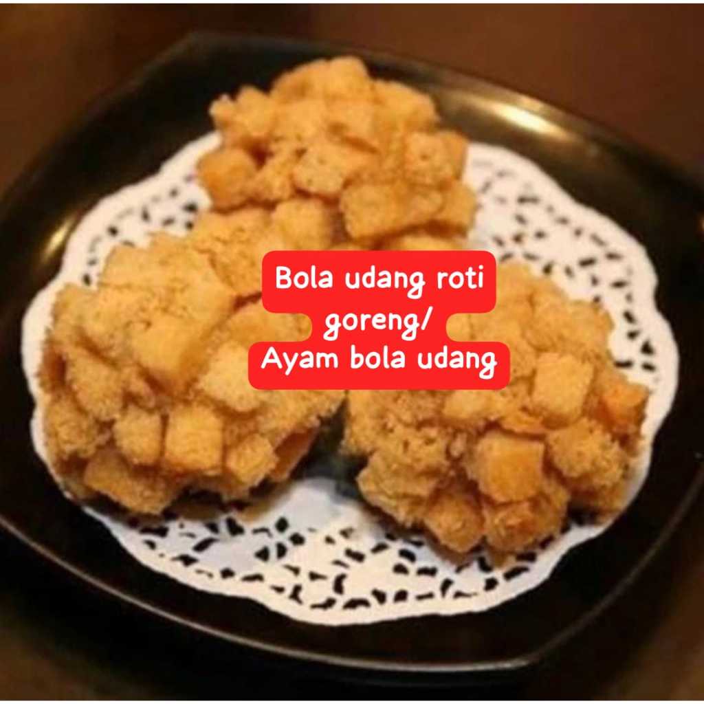 

BOLA UDANG ROTI GORENG / AYAM BOLA UDANG Frozen Food Camilan Goreng Bekal Lauk Halal
