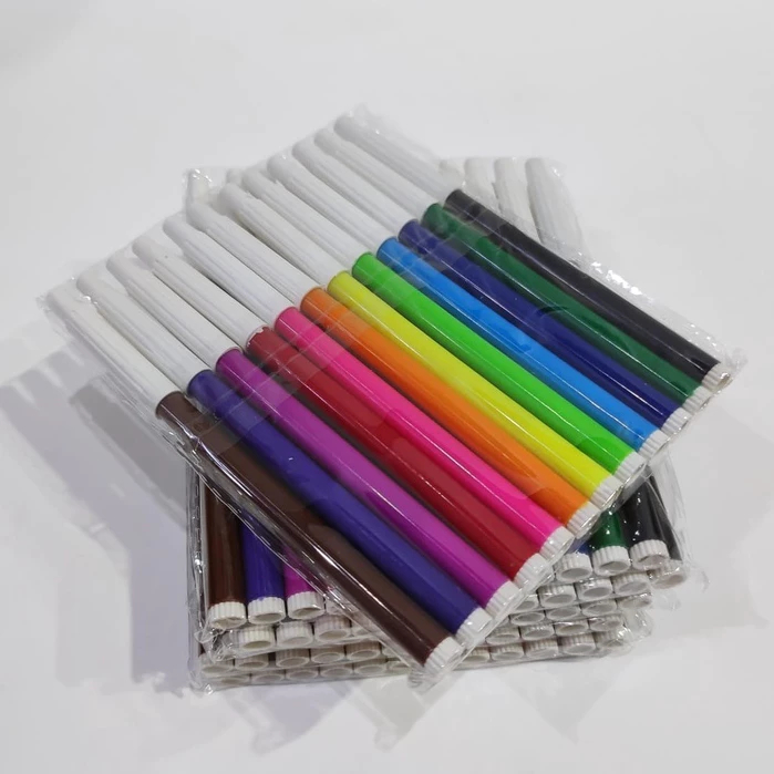 

spidol warna warni anak 1 pack isi 12 pcs spidol mewarnai gambar