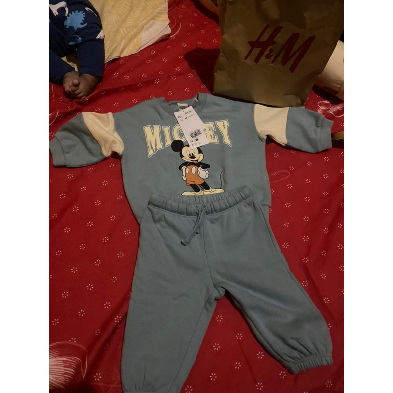 Sweater set Mickey H&M (Anak)