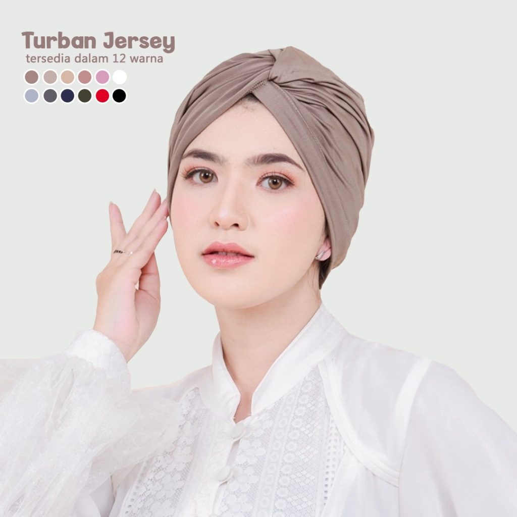 Adiba Turban Instan Jersey Premium / turban instan premium / turban wanita muslim kekinian / turban 