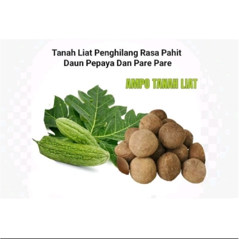 

tanah ampo/tanah untuk bahan campuran rebusan daun pepaya