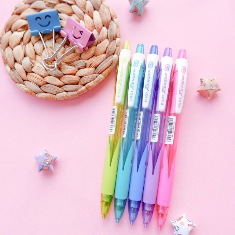 

[CRAFTIPLE] Pensil Mekanik Rexgrip 0.3 mm Warna Pastel