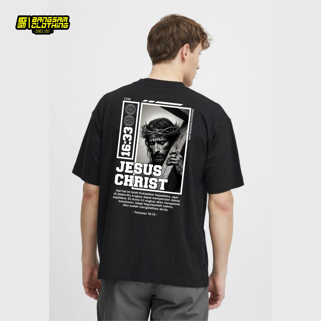 BangSam Clothing - Jesus Christ - Kaos Yesus - Kaos Kristen - Kaos Yesus Kristus