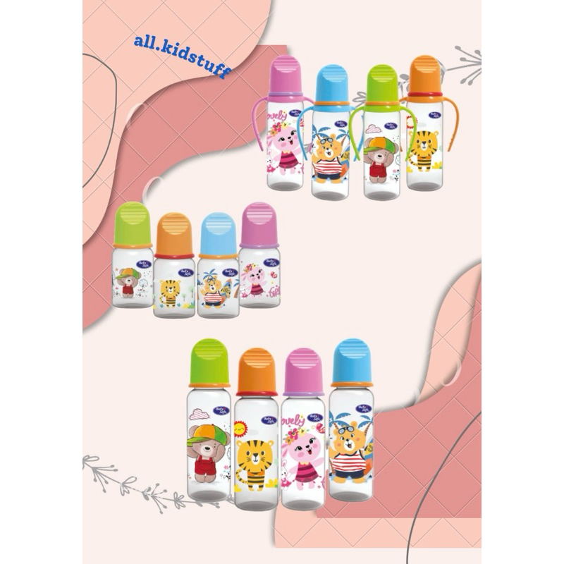 Botol susu Baby safe/ feeding botol baby safe 150ml, 260ml handle