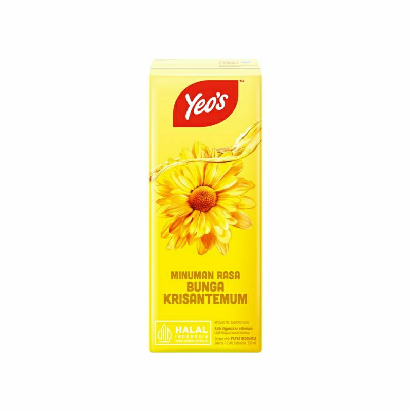 

Yeos minuman bunga krisantemum isi 24pc @ 250ml