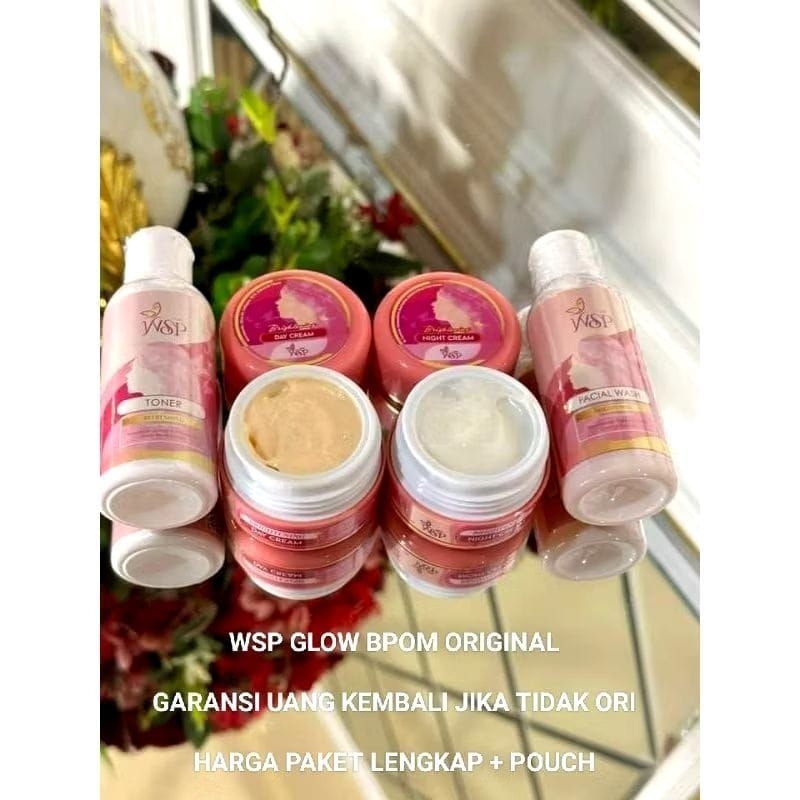 WSP GLOW SKINCARE ORI BPOM/WSP SKINCARE ORI 100 %/CREAM WSP