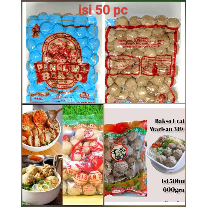 

ANEKA BAKSO ISI 50 PC