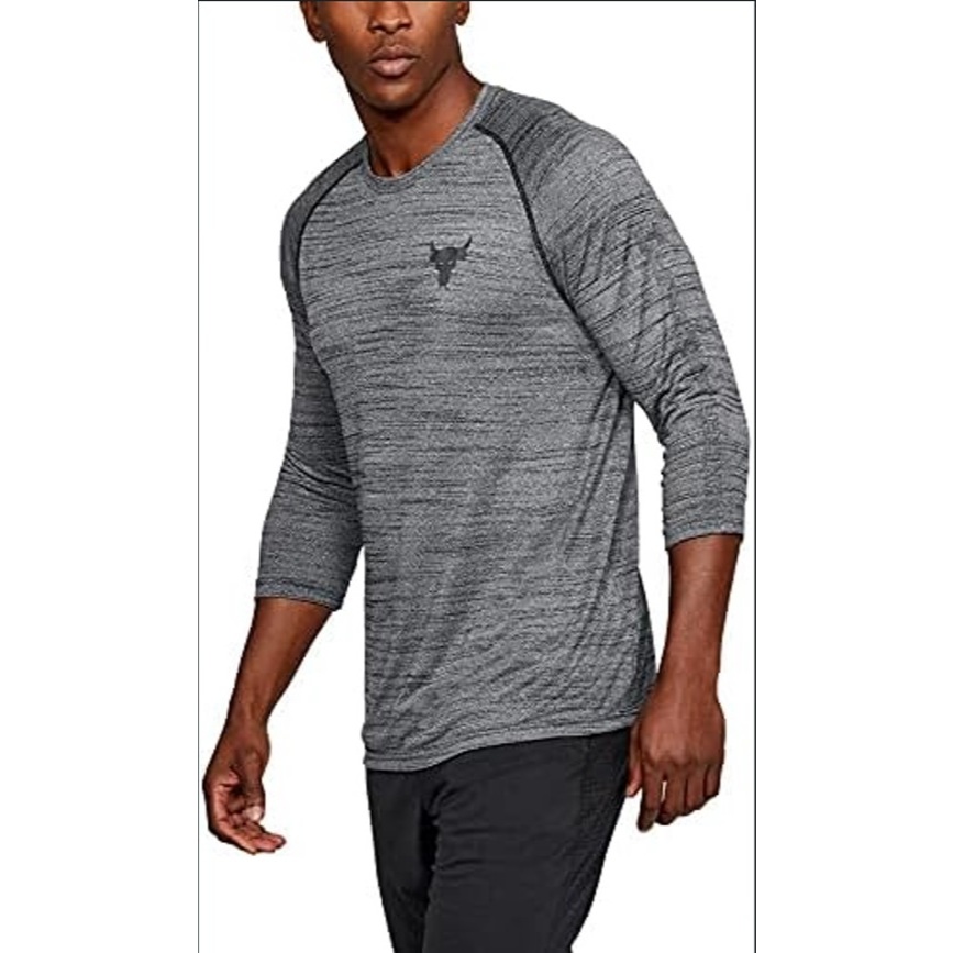 Under Armour Project Rock 3/4 Utility Shirt Grey men  4436