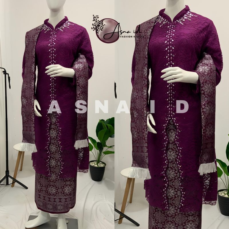 tunik songket premium / tunik songket modern / kebaya modern / kebaya pesta